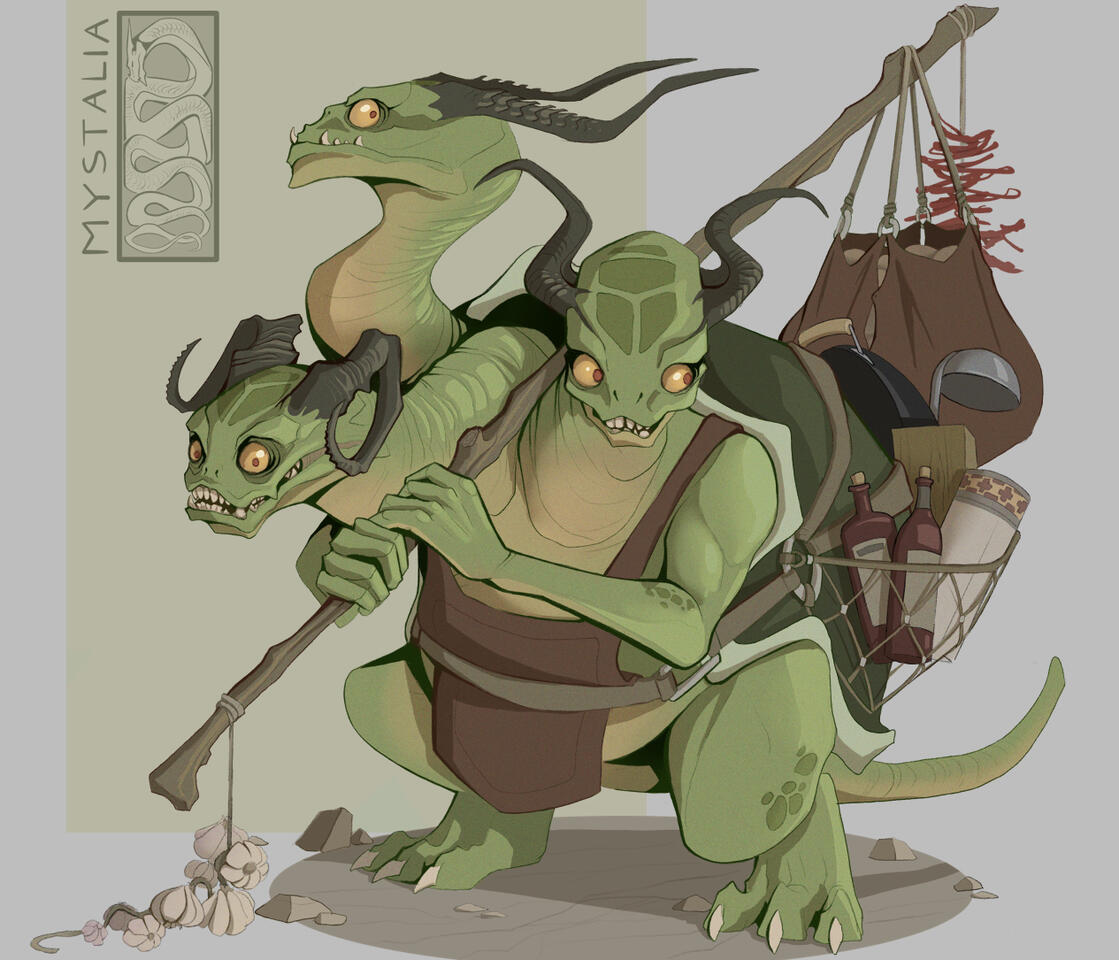 Cell shaded character illustration